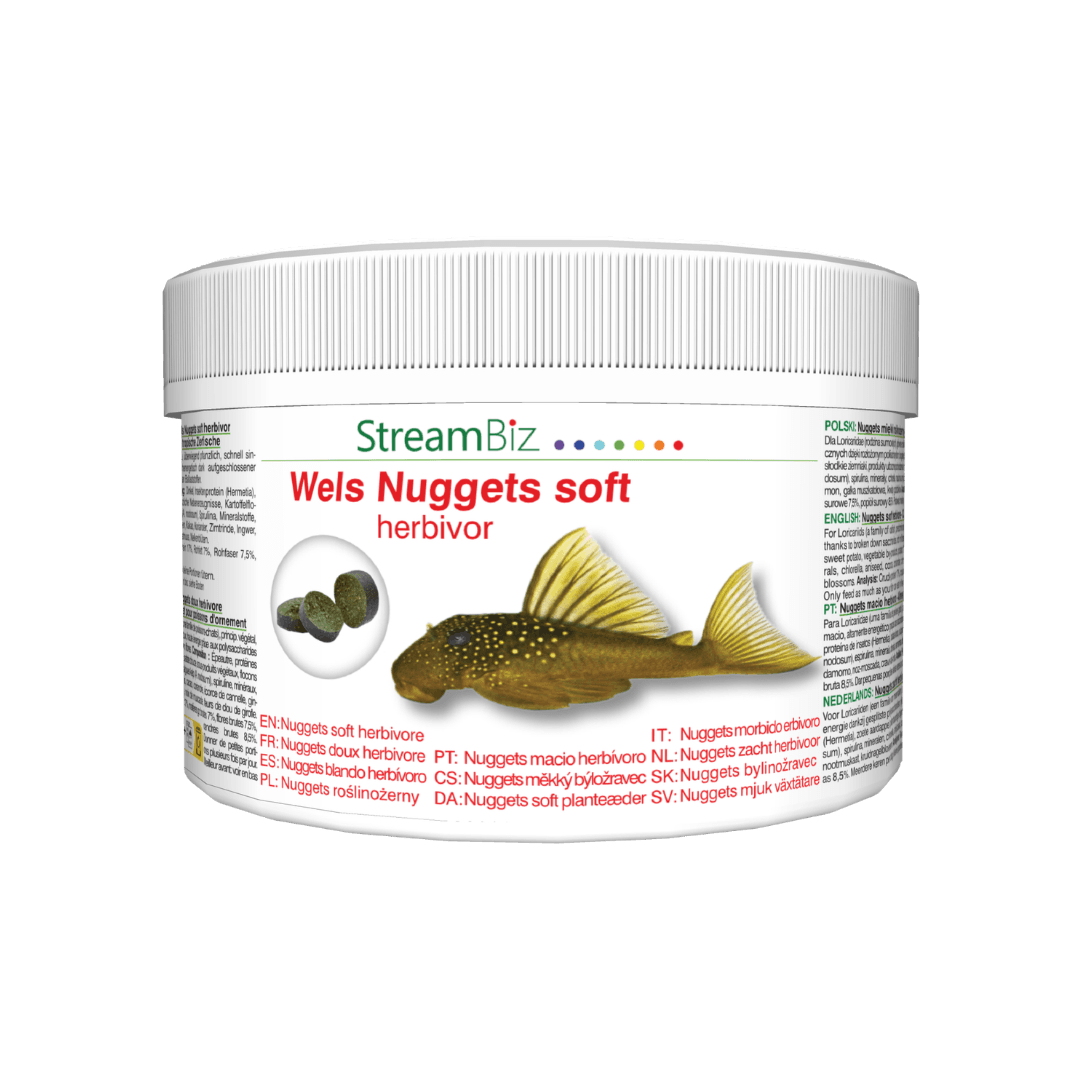 StreamBiz Catfish Nuggets Soft Herbivore sägade tabletid