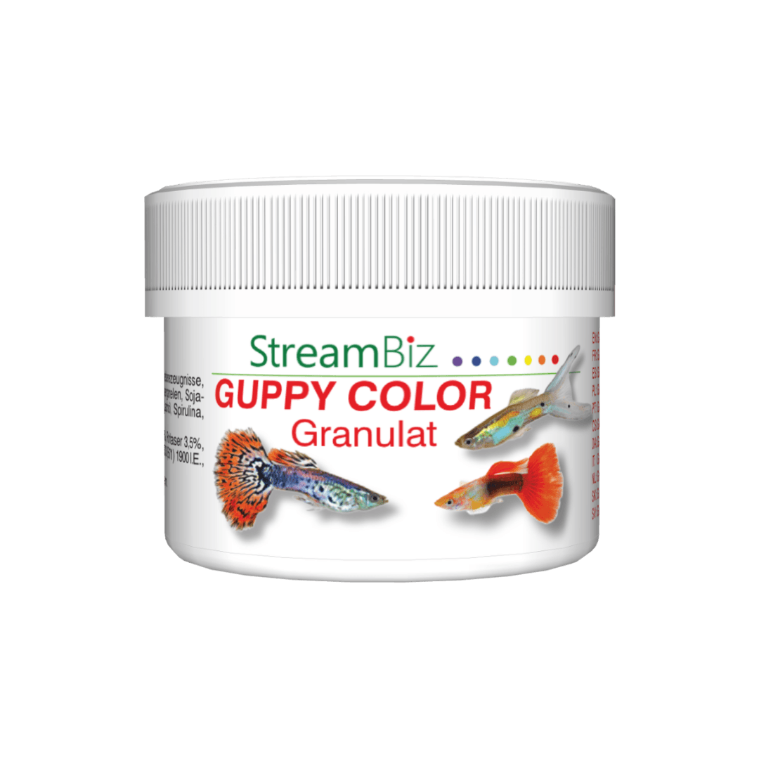StreamBiz Guppy Color graanulid 40 g