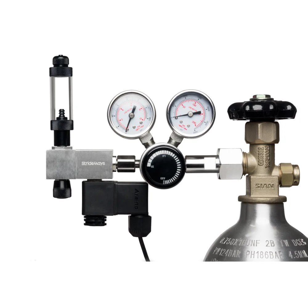 Strideways PRO CO2 regulaator Plus – kaheastmeline
