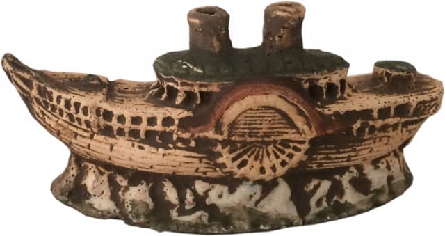 Aqua Nova Ceramic Boat Wreck 16 × 7.5 × 6 cm