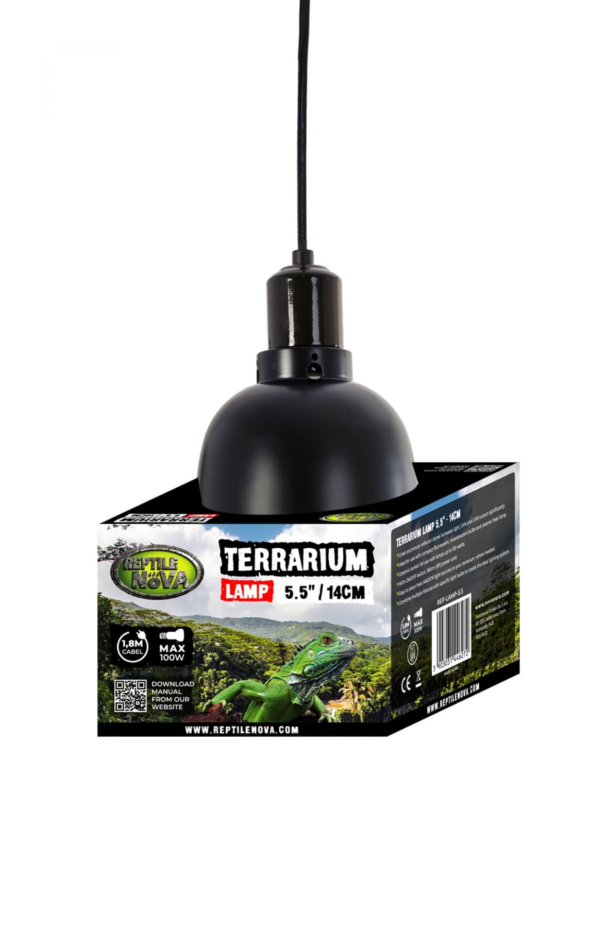 Reptile Nova Reflector Lamp with Ceramic Socket