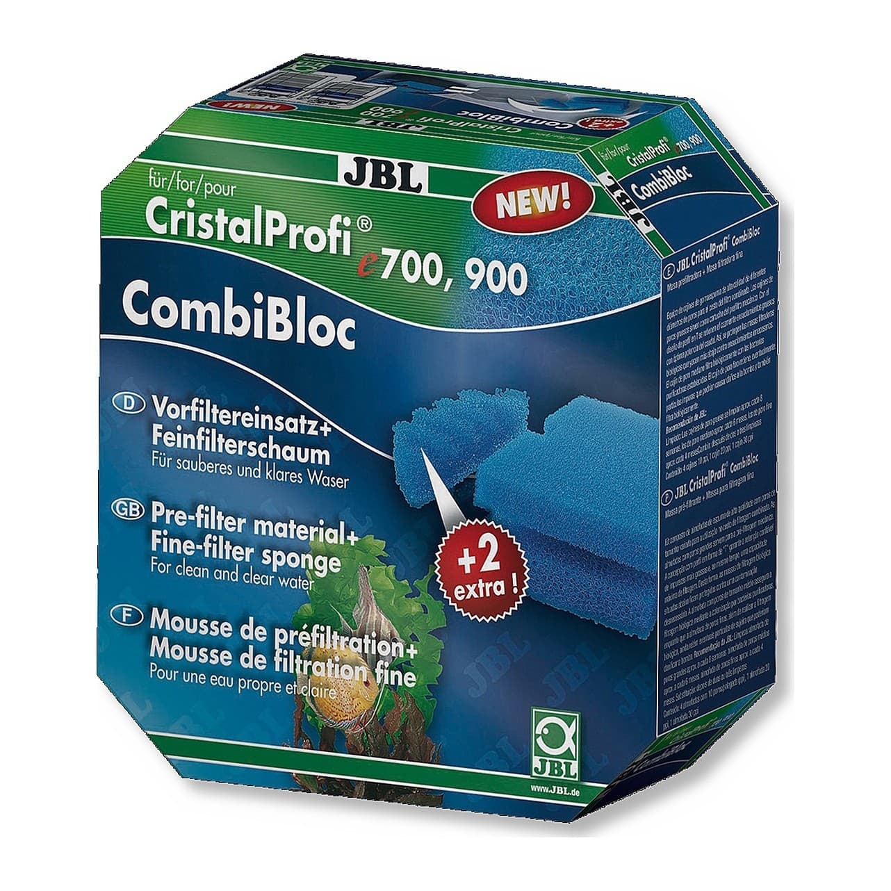 JBL CombiBloc filtrikäsnade komplekt CristalProfi e700/e900 filtrile
