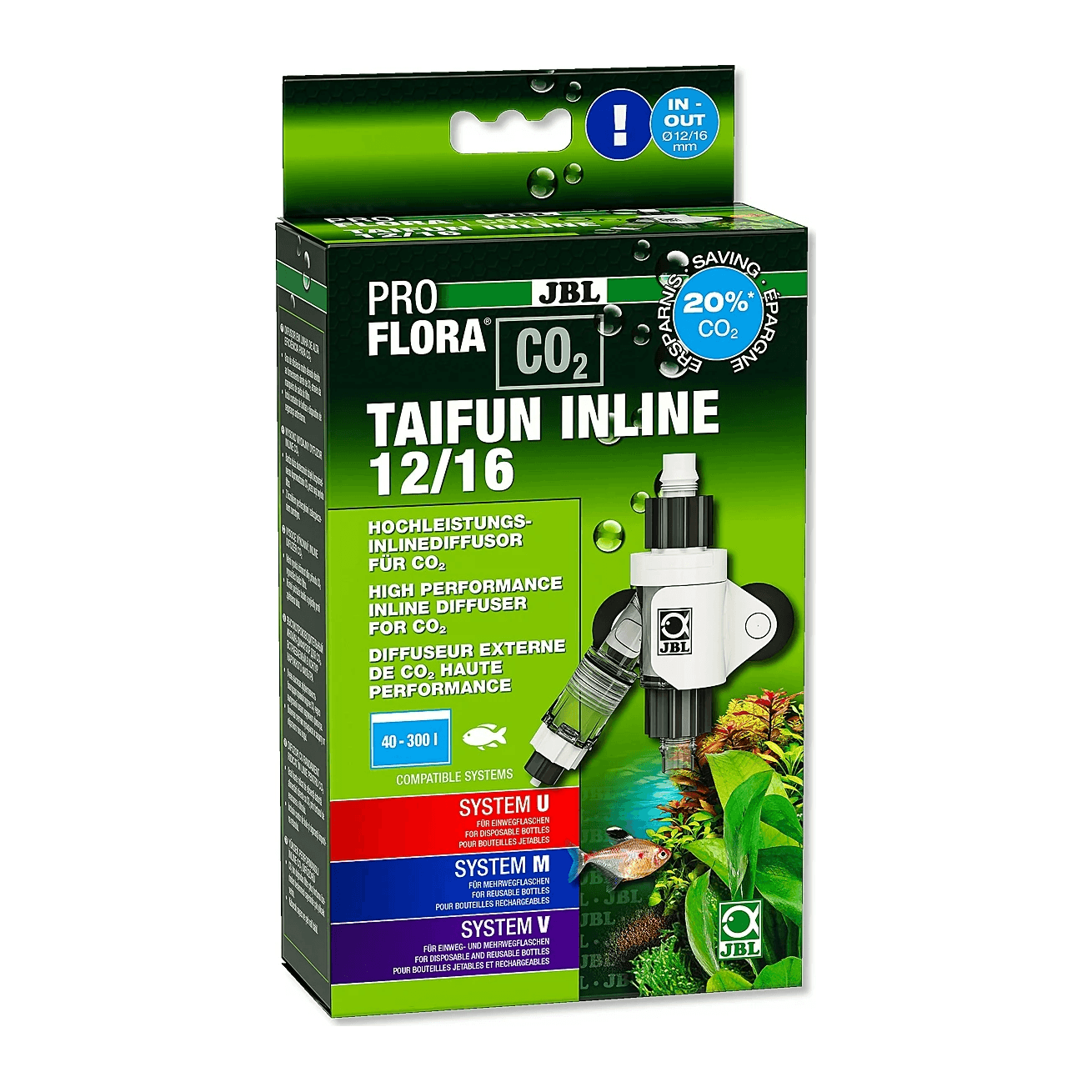 JBL ProFlora Taifun Inline CO2 Diffuser