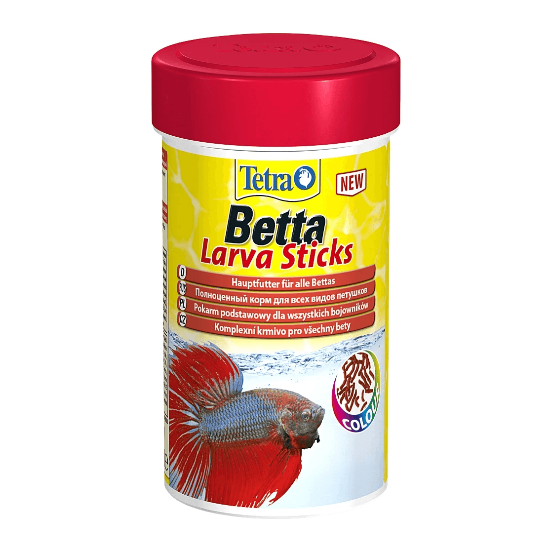Tetra Betta Larva Sticks 100 ml ujuv toit kuldsuurkaladele ja labürintkaladele