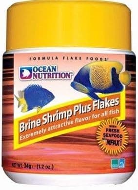 Ocean Nutrition Brine Shrimp Plus Flakes helbetoit kaladele, 34 g
