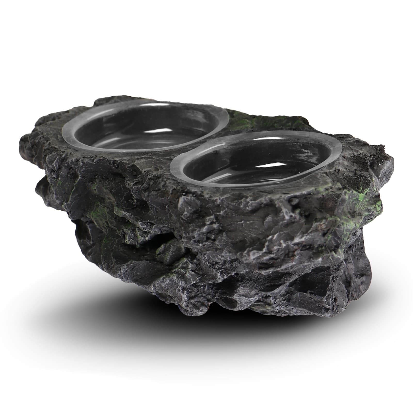 Resun Hanging Stone Dish rippuv topeltkauss terraariumile