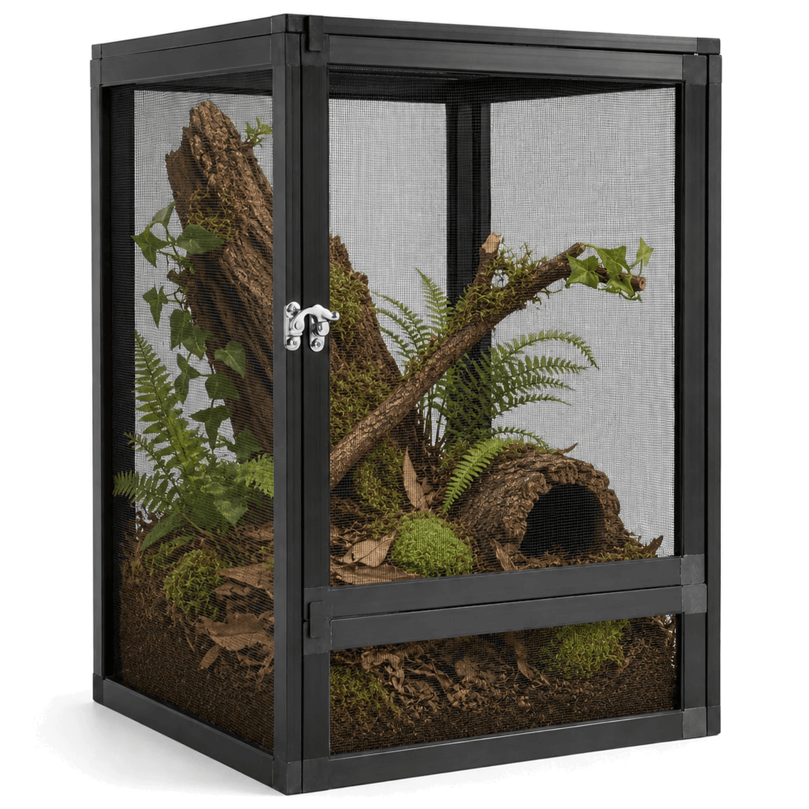 Terrario Nexframe S-Line võrkterraarium, 32 x 32 x 46 cm