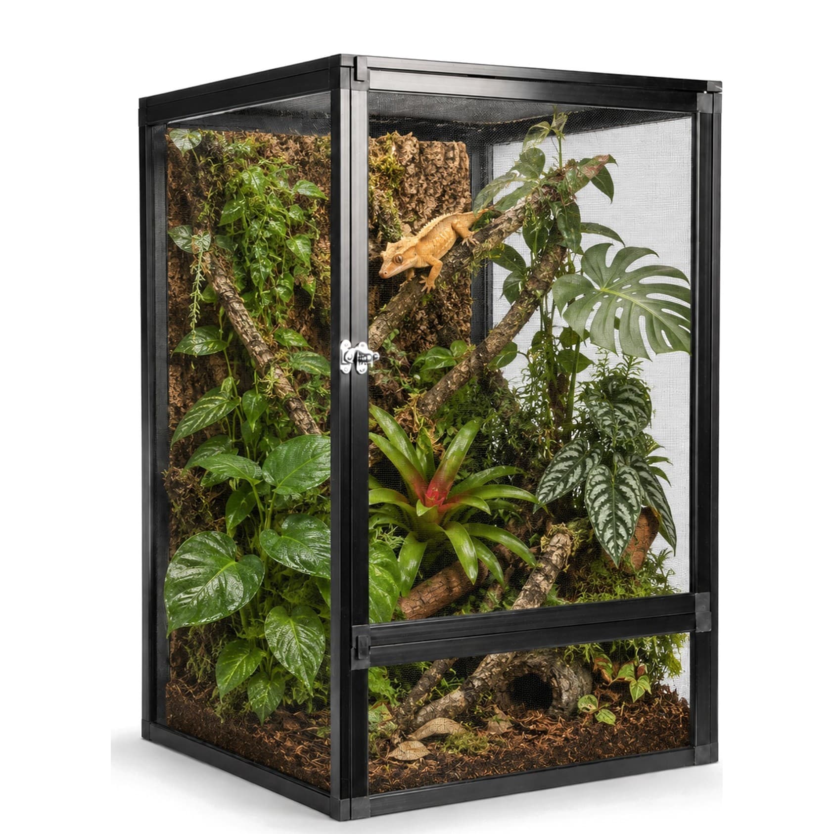 Terrario Nexframe S-Line võrkterraarium, 42 x 42 x 66 cm