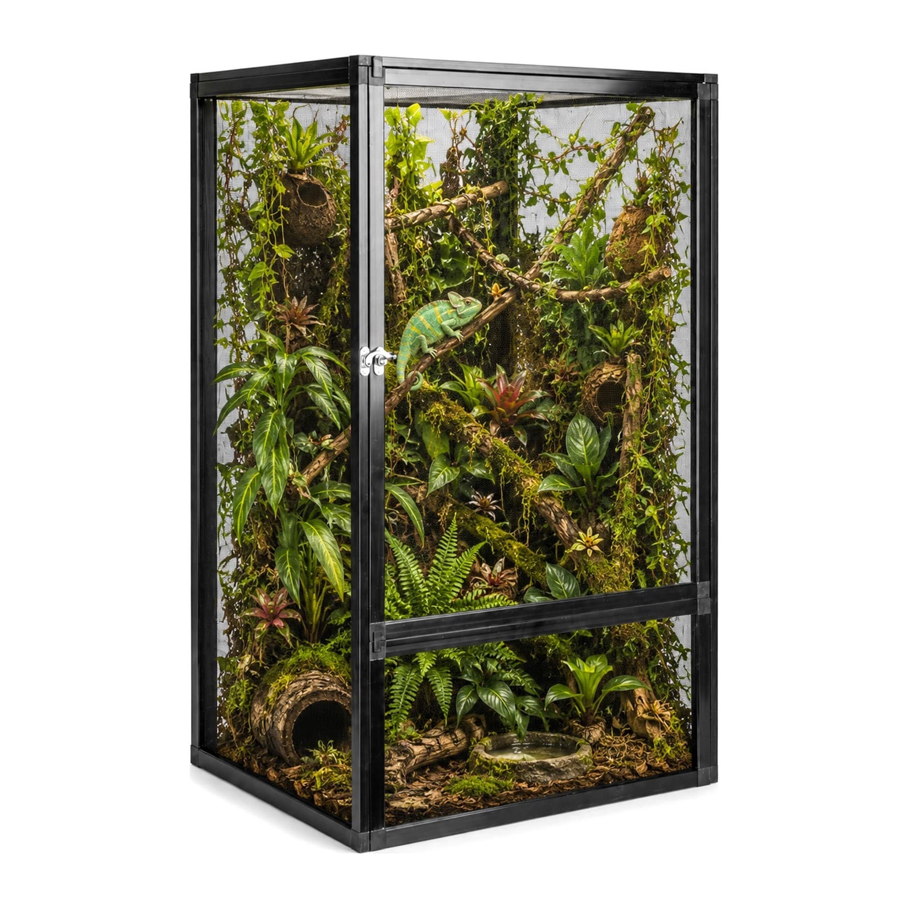 Terrario Nexframe S-Line võrkterraarium, 50 x 50 x 100 cm