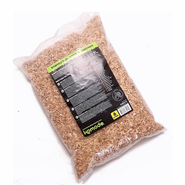 Komodo Fine Beech Chips terrarium substrate, 6 l