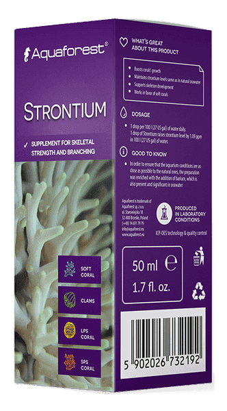 Aquaforest Strontium strontsiumilisand korallidele 50 ml