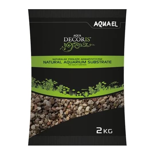 AquaEL looduslik mitmevärviline kruus 3–5 mm, 10 kg