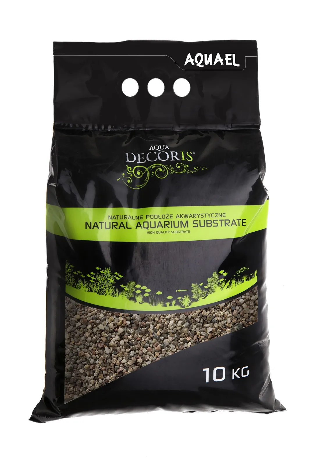 AquaEL looduslik mitmevärviline kruus 3–5 mm, 10 kg