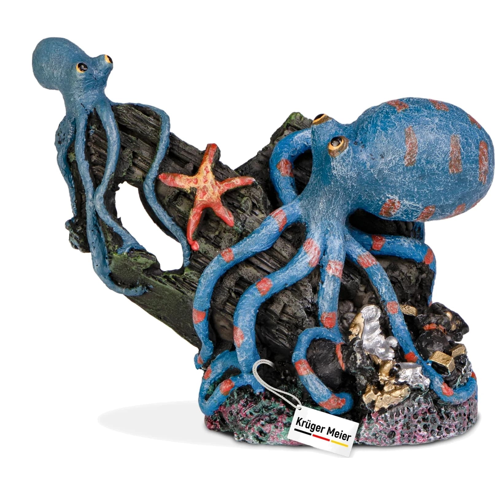 Kruger Meier Octopus Treasure dekoratsioon kaheksajalgade ja aardega