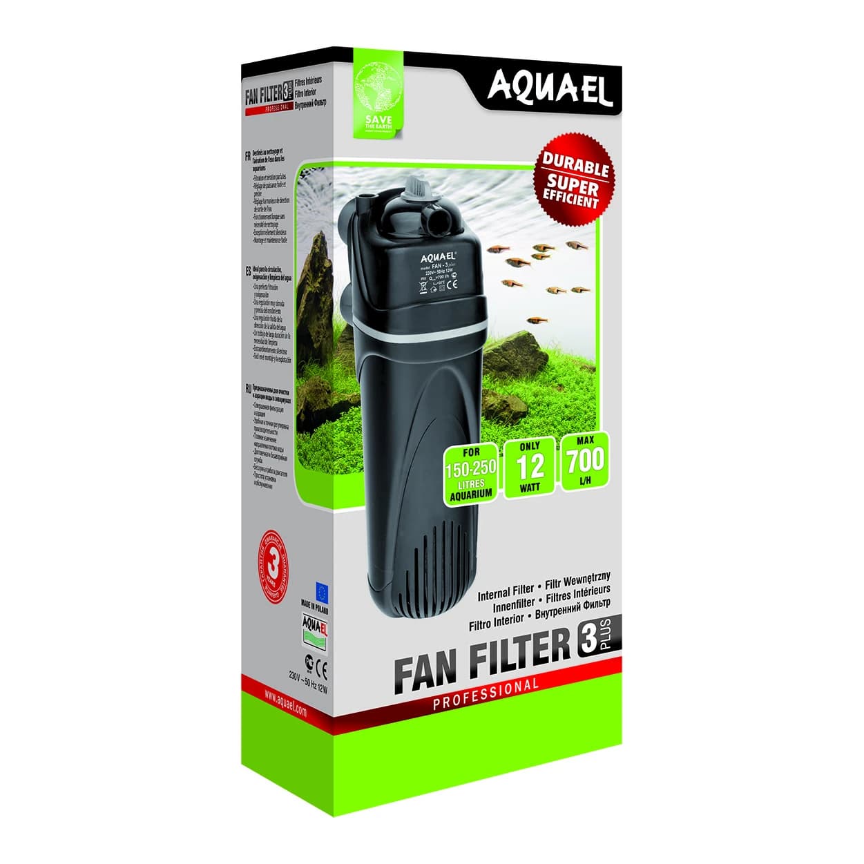 AquaEL sisefilter FAN 3 Plus EU