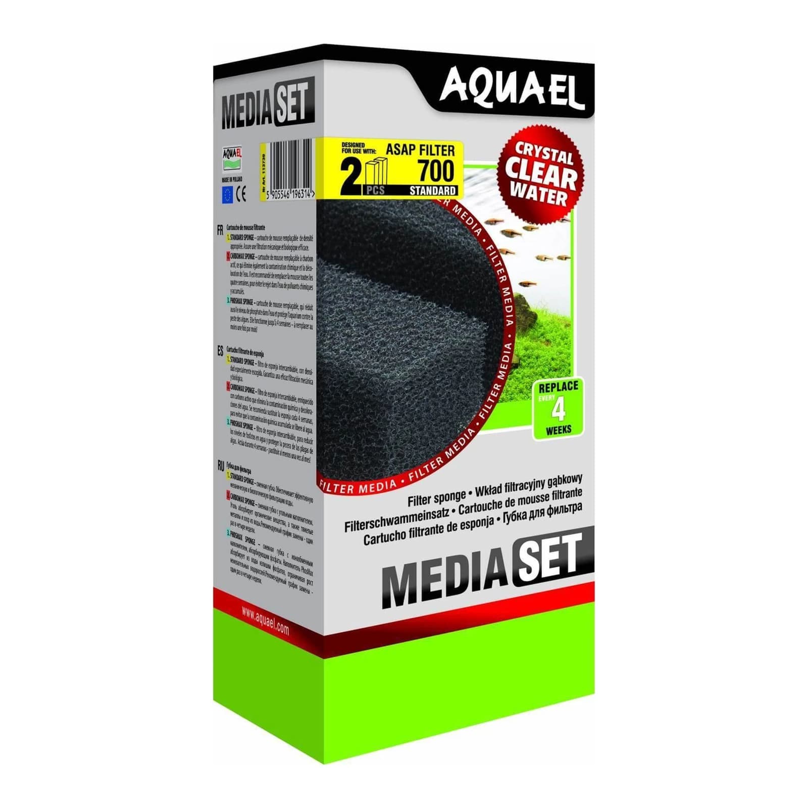 AquaEL Filtration Sponge ASAP Standard (2pcs)
