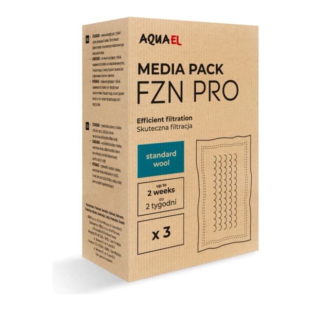 AquaEL FZN PRO filtrikassetid Standard (3 tk)