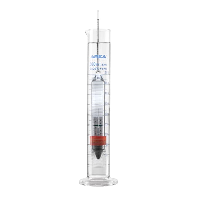ARKA Hydrometer with Thermometer and Measuring Cylinder