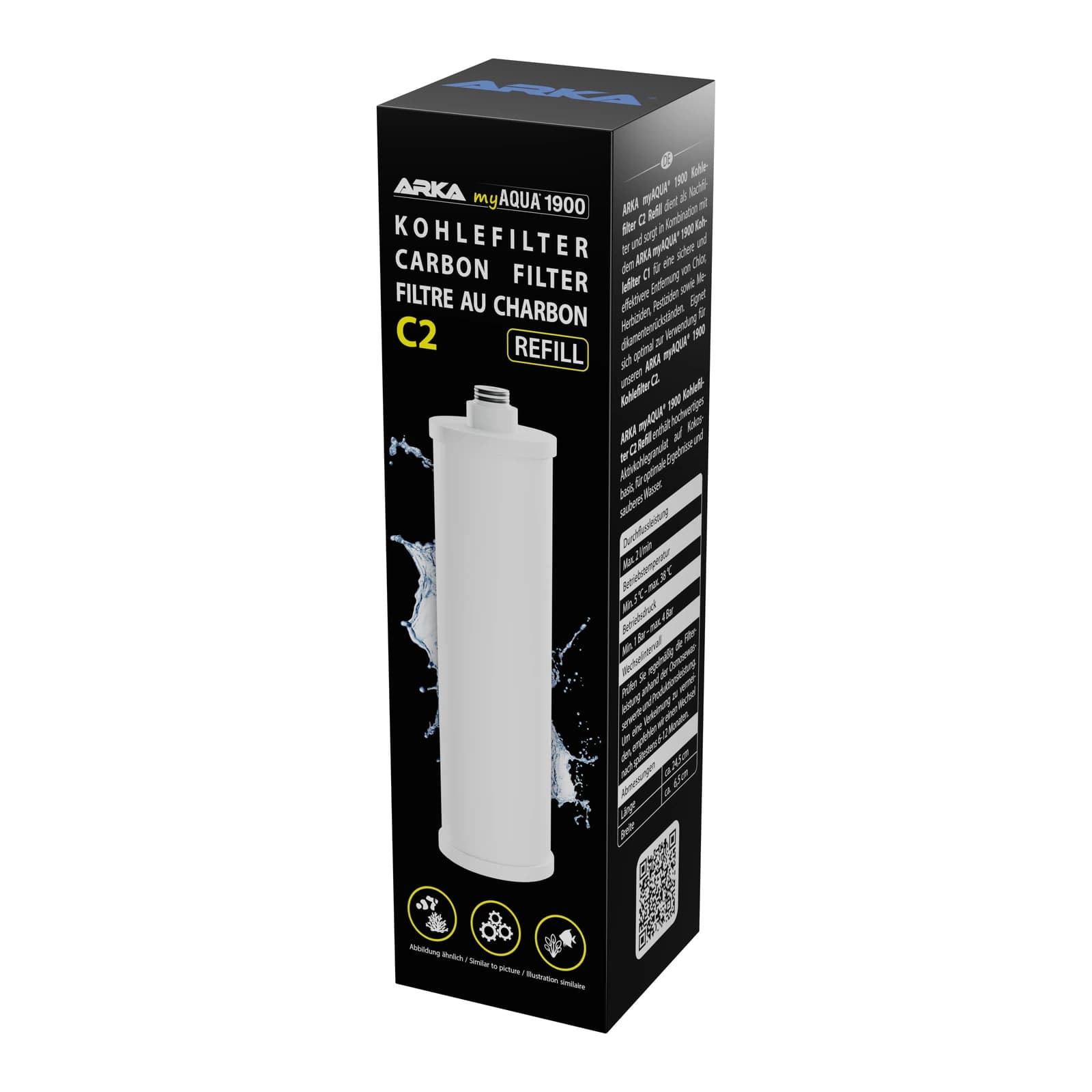 ARKA myAQUA 1900 söefilter C2 täide