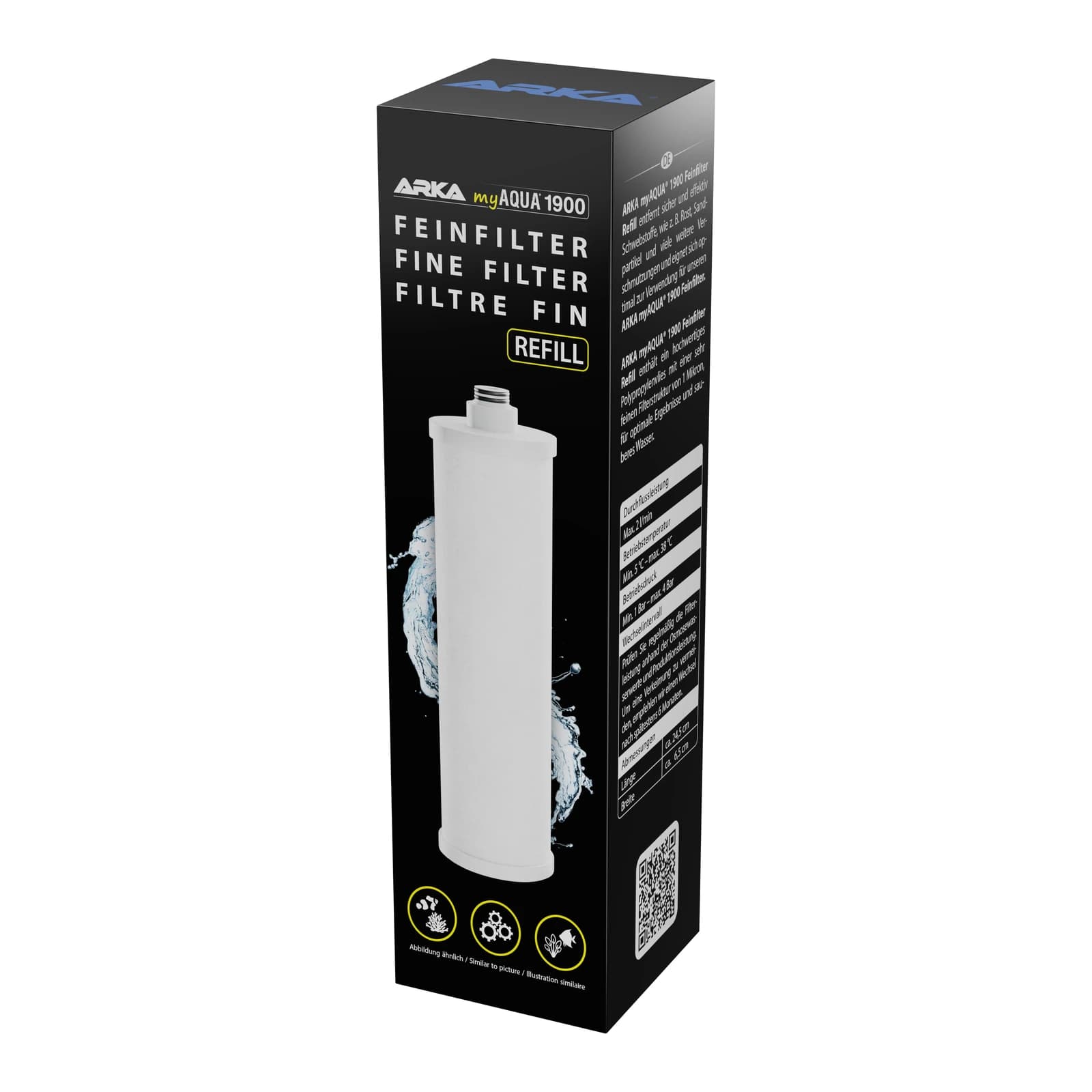ARKA myAQUA 1900 peenfilter täide