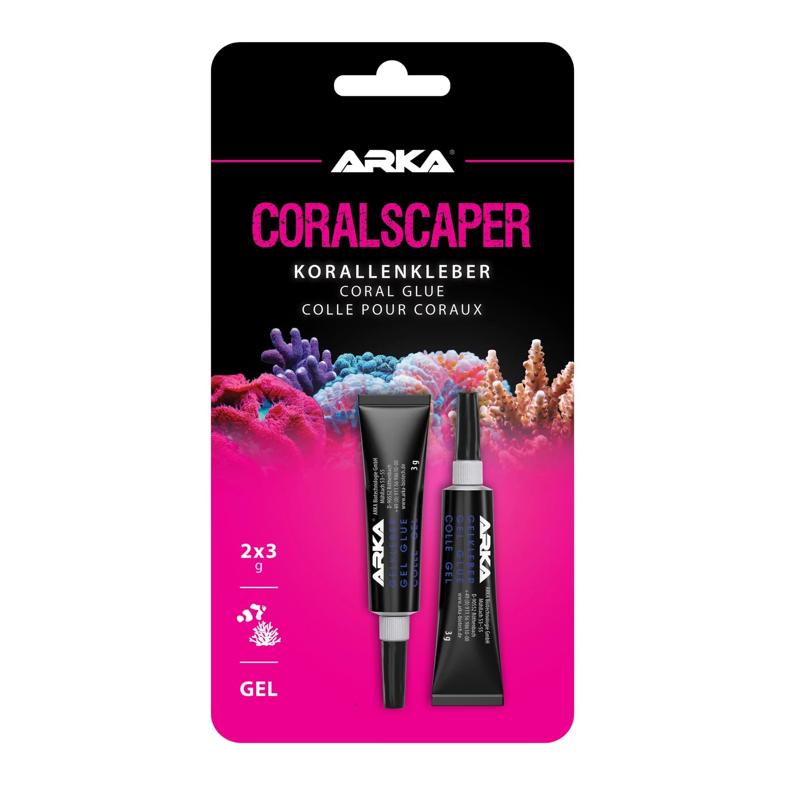 Microbe-Lift Coralscaper Gel – kiirliim korallidele 2 × 3 g