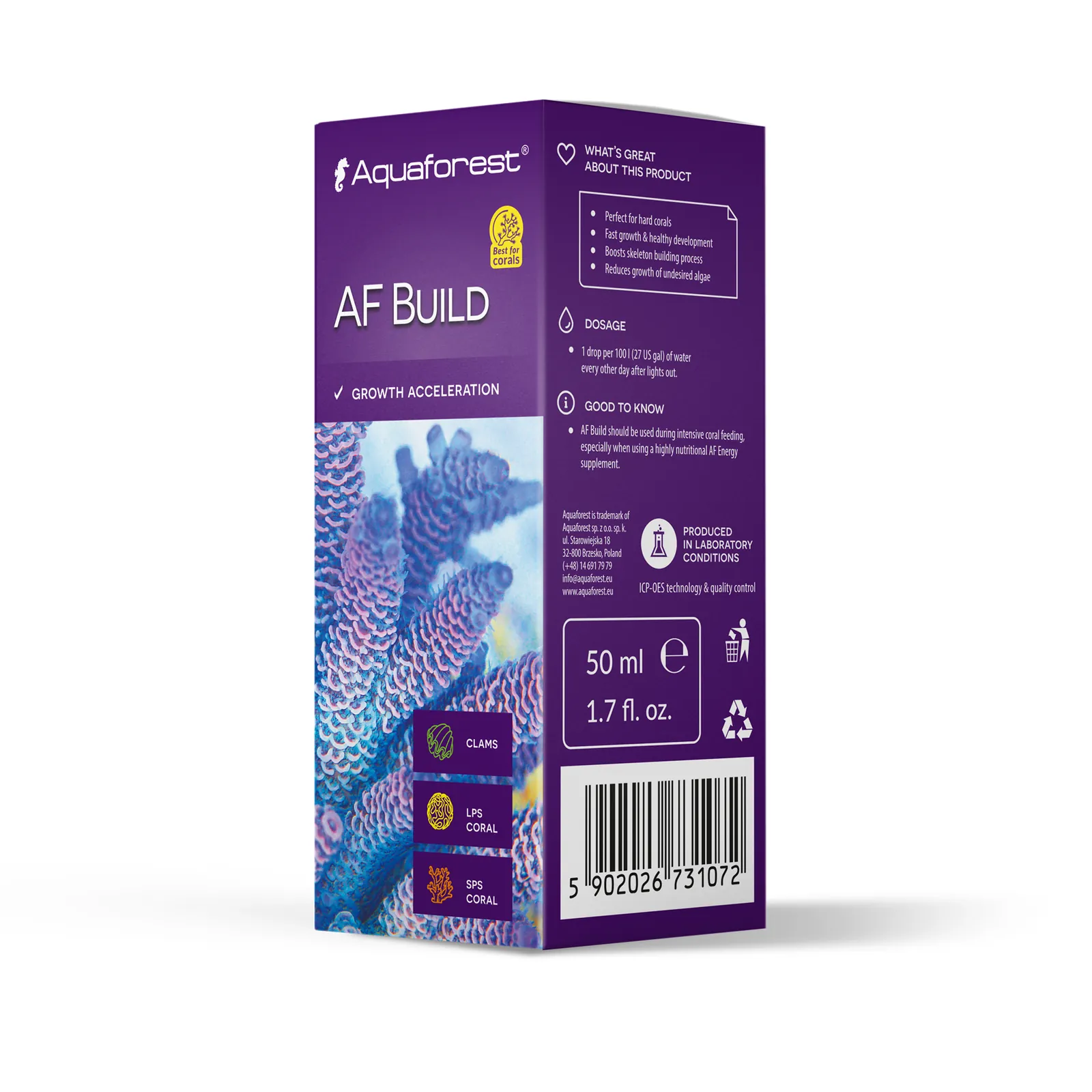 Aquaforest AF Build lubjastumise lisand korallidele
