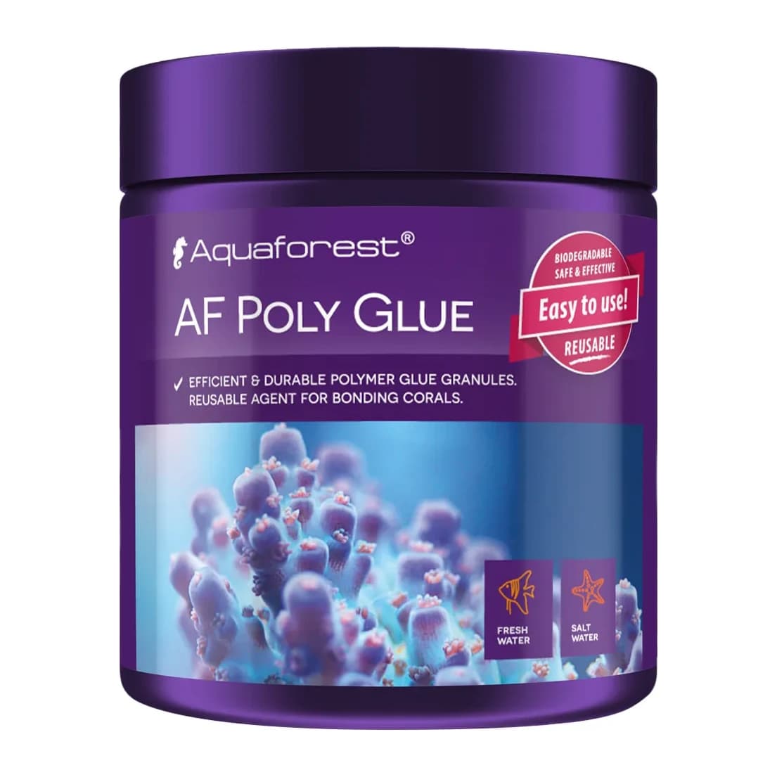 Aquaforest AF Poly Glue — полимерный клей для кораллов, 250 мл