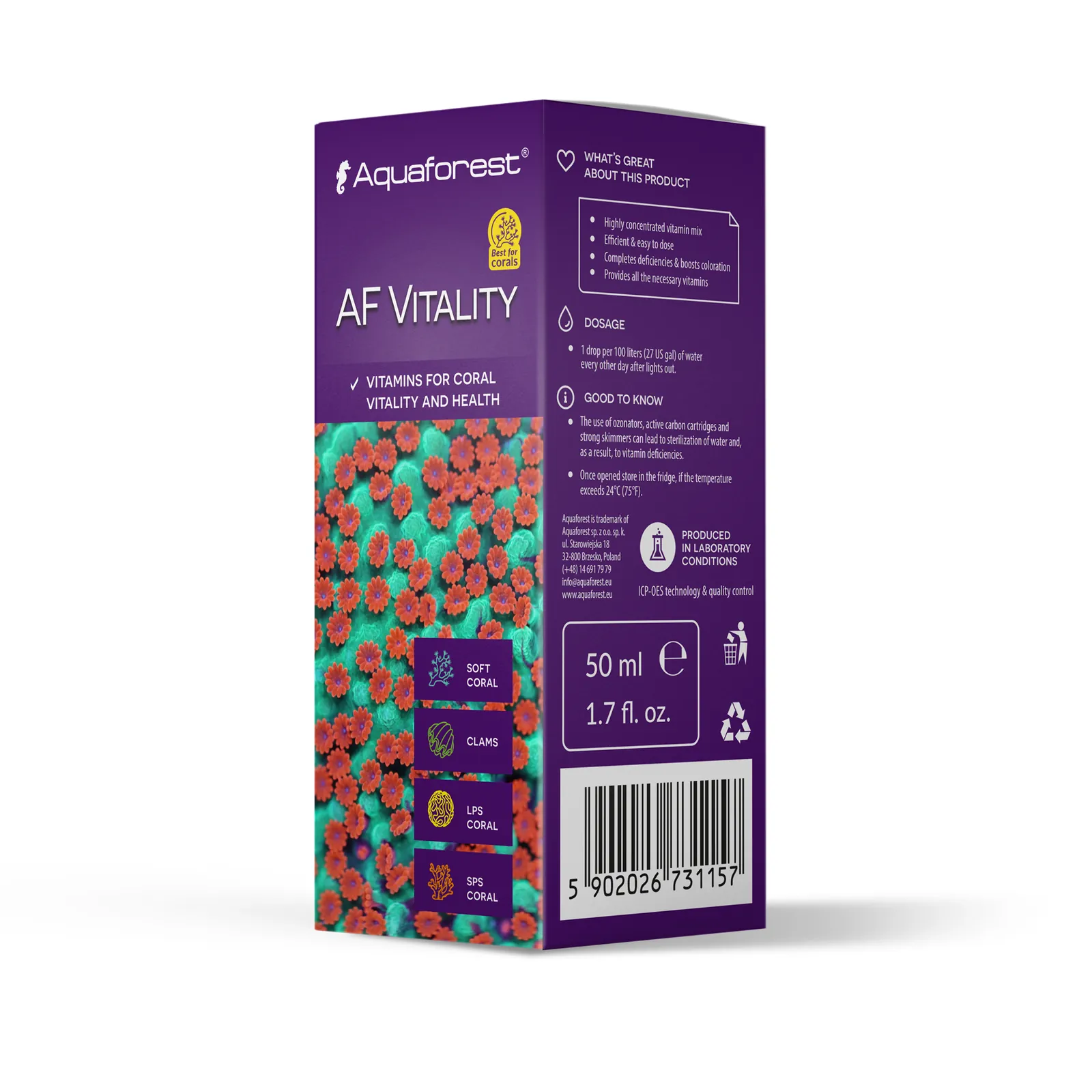 Aquaforest AF Vitality vitamiinid korallidele