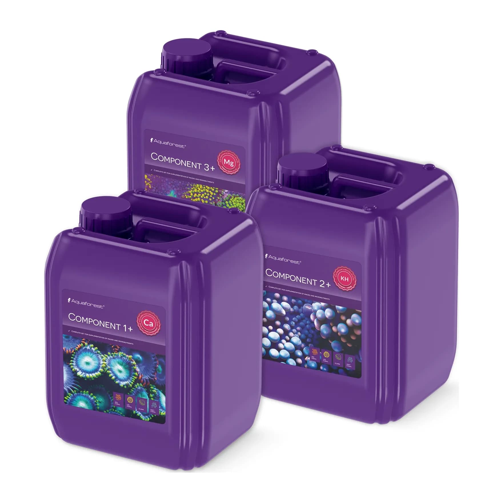 Aquaforest Component 1+2+3+ Ballingu meetodi lisandite komplekt 3 × 5 l