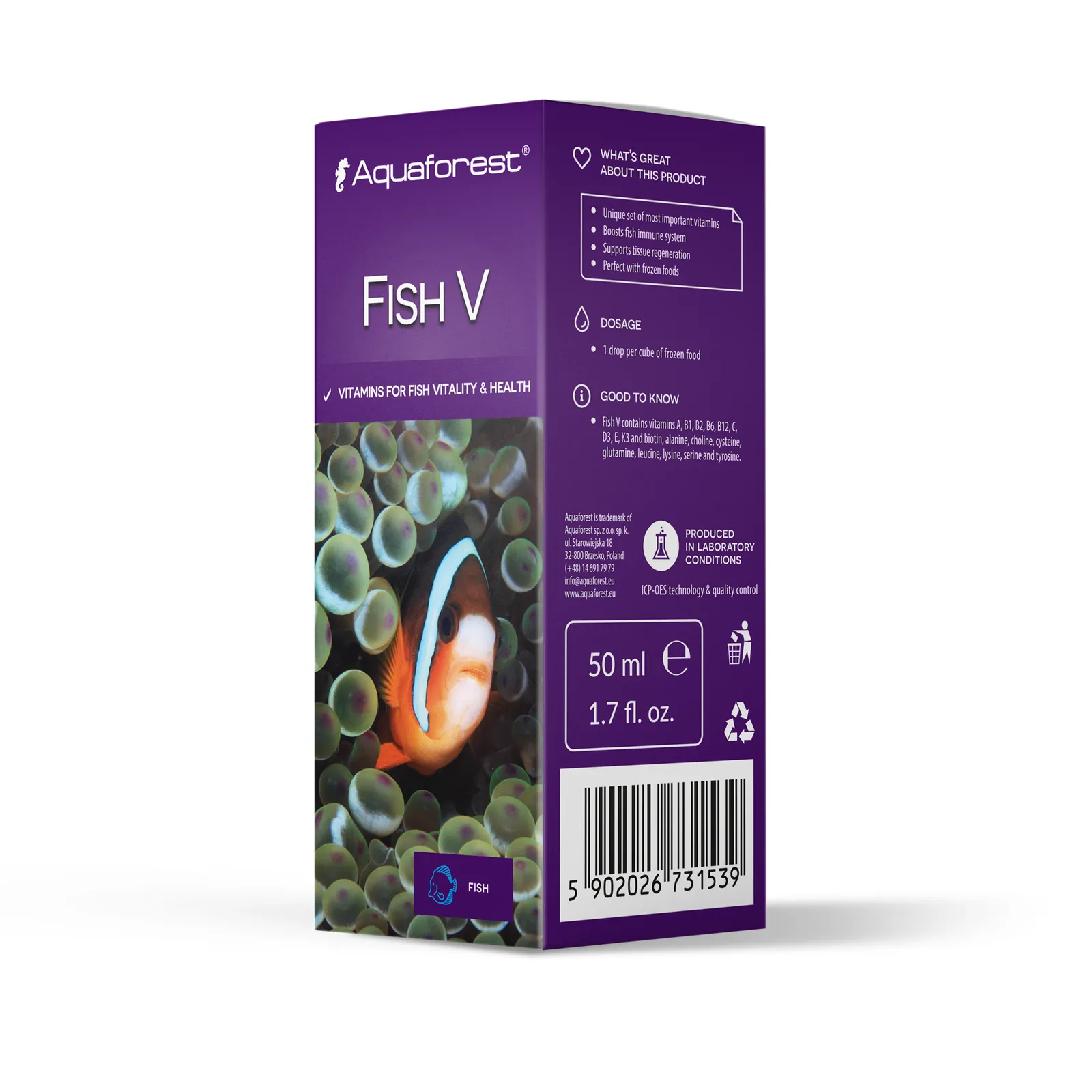 Aquaforest Fish V vitamiinid kaladele