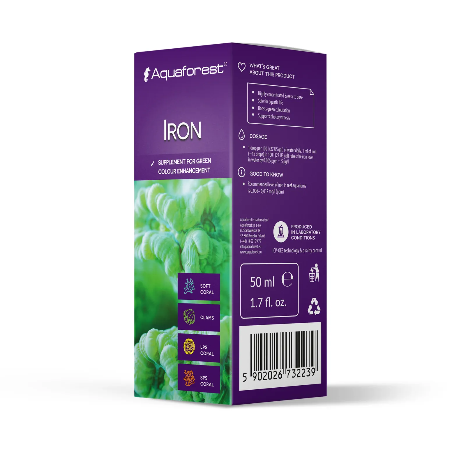 Aquaforest Iron rauailisand mereakvaariumile 50 ml