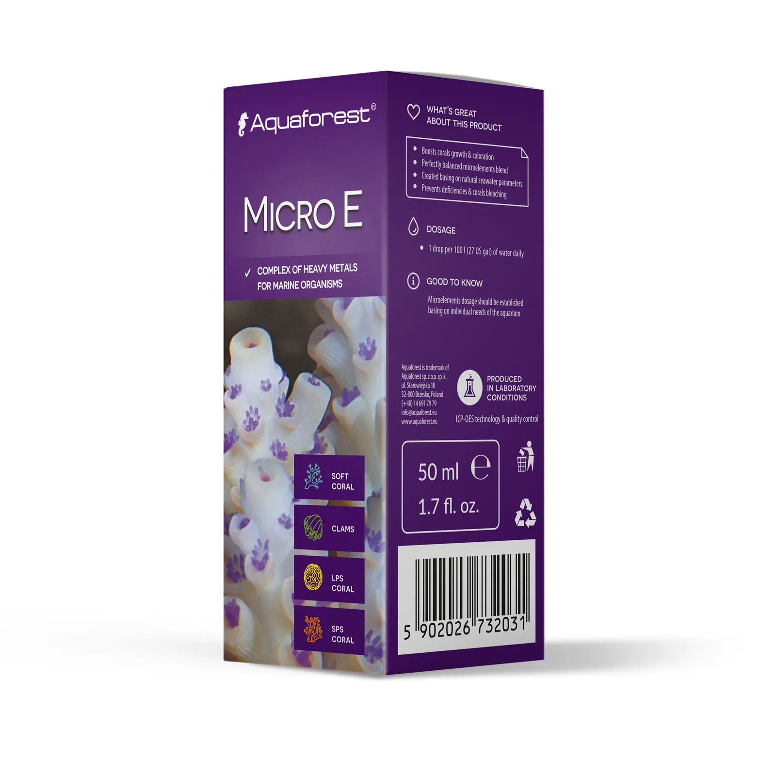 Aquaforest Micro E mikroelementide lisand mereakvaariumile