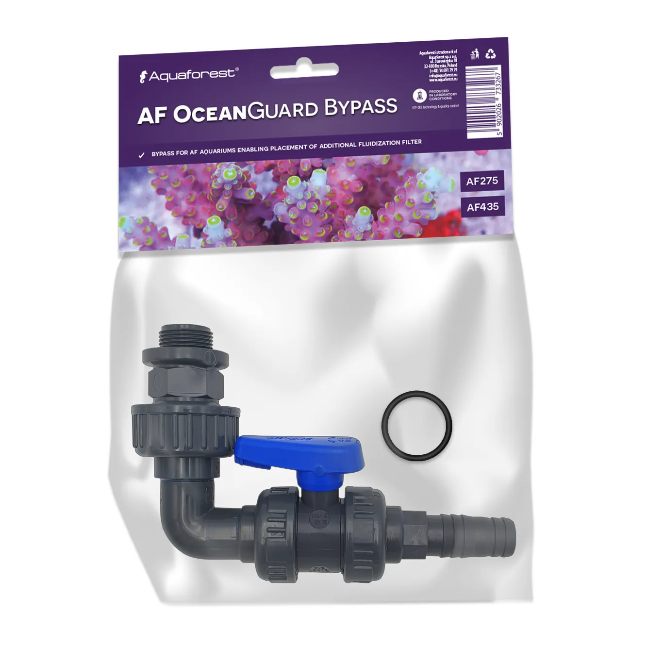 Aquaforest Bypass AF275 / AF435 möödaviik lisafiltri paigaldamiseks