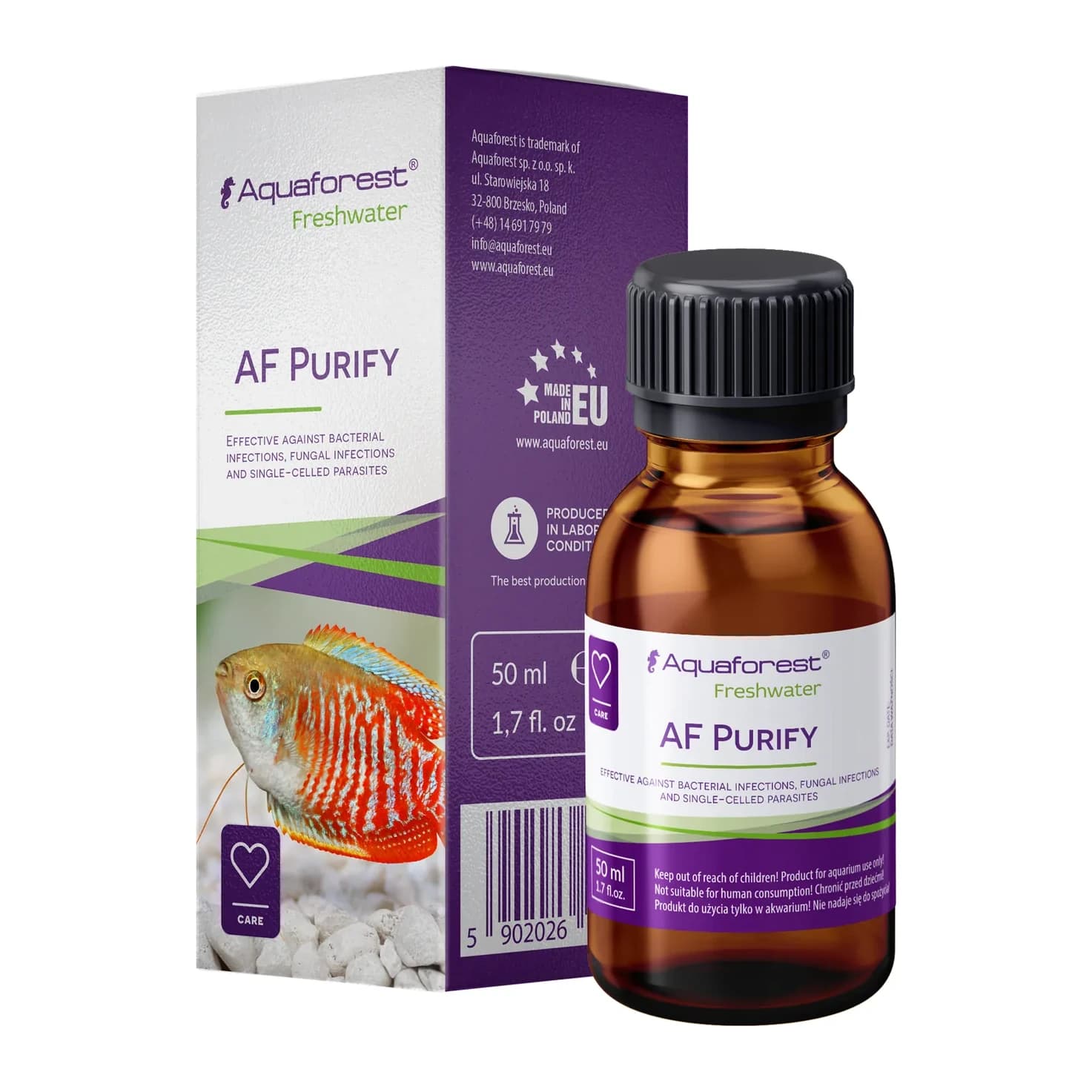 Aquaforest Purify 50 ml kalade hoolduspreparaat