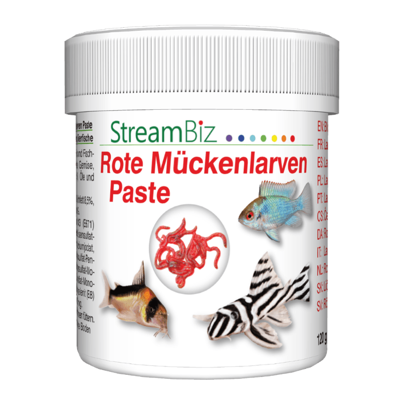 StreamBiz punaste sääsevastsete pasta