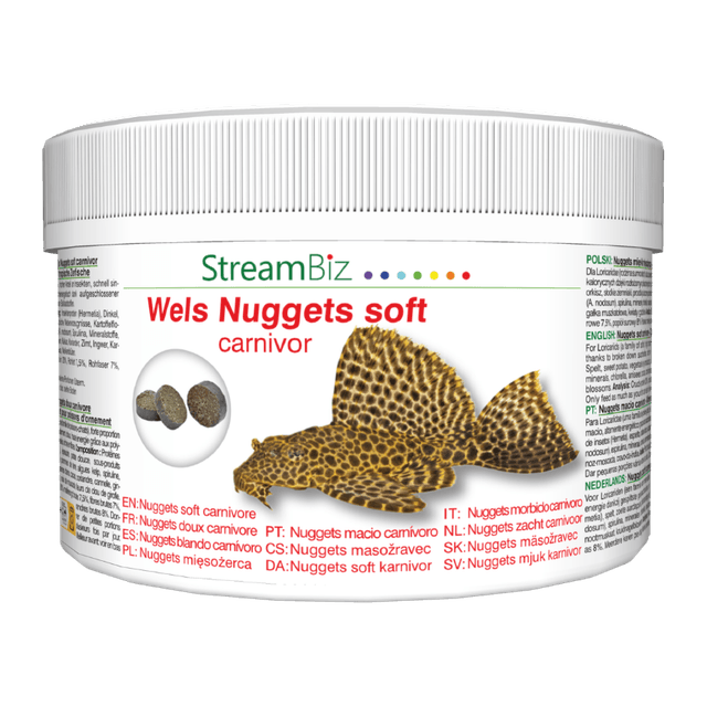 StreamBiz Catfish Nuggets Soft Carnivore sägade tabletid