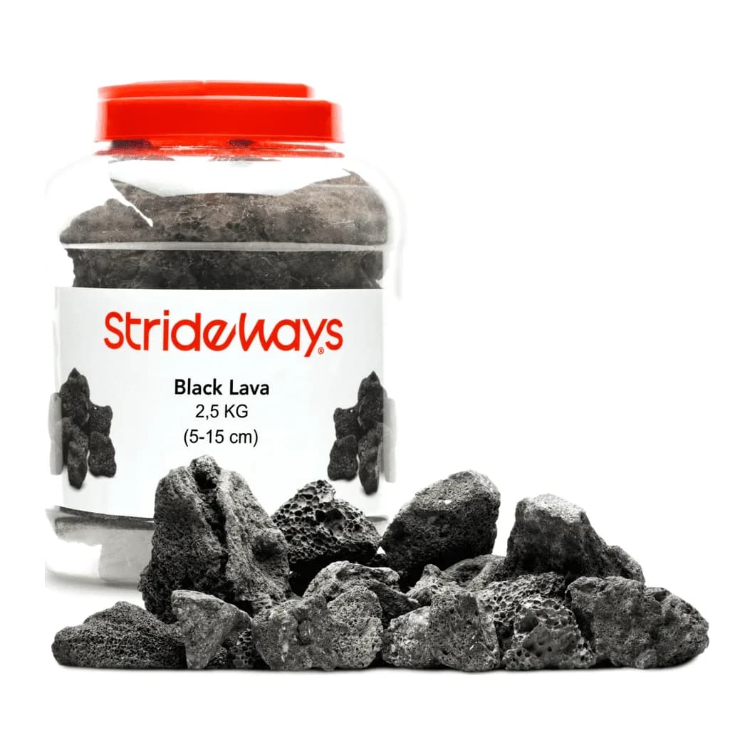 Strideways must laavakivi pudelis 2,5 kg