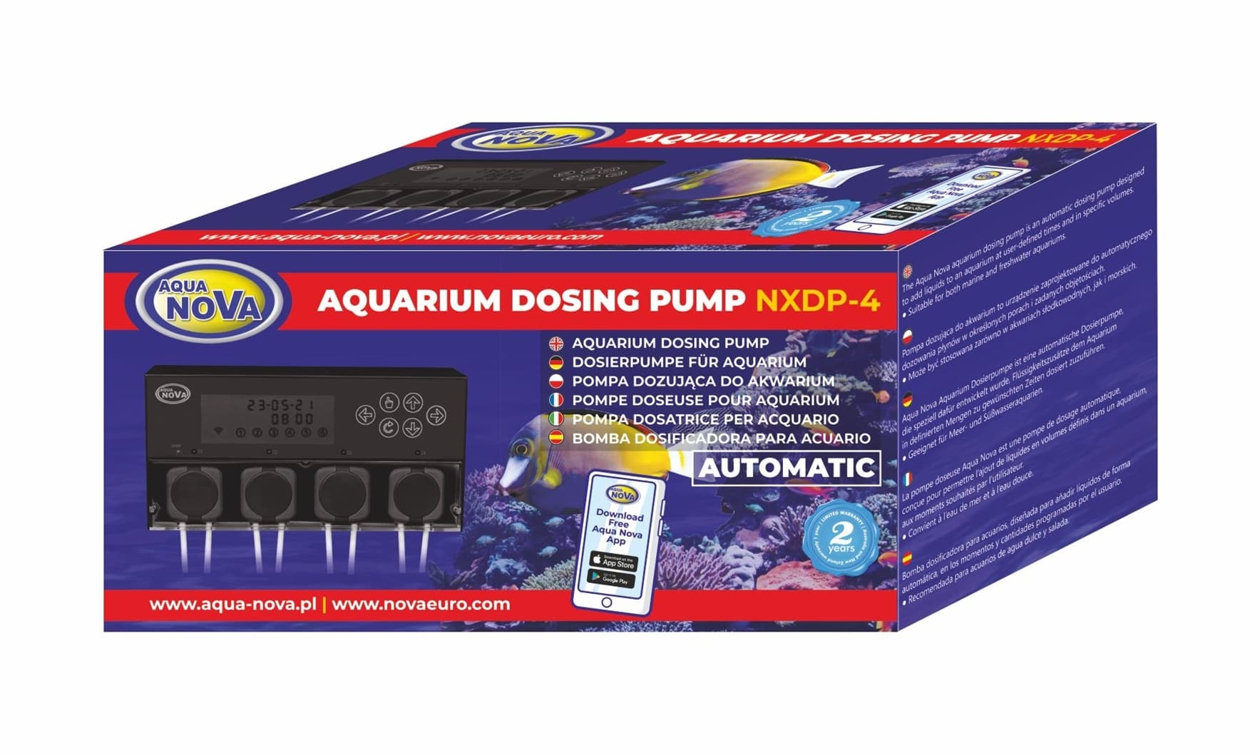 Aqua Nova NXDP Dosing Pump with Wi-Fi