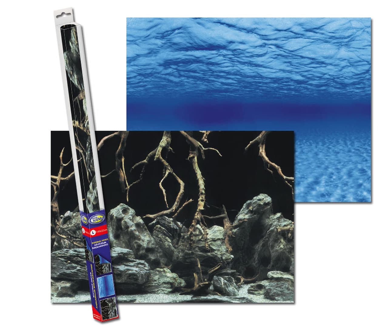 Aqua Nova Aquarium Background Tree Roots / Water