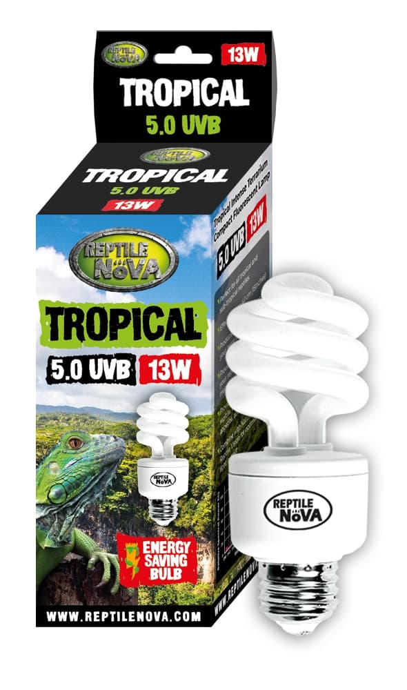 Reptile Nova UVB 5.0 Tropical Compact Lamp