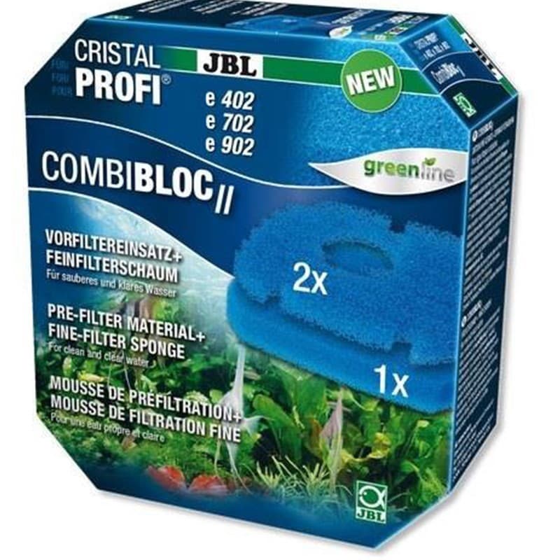 JBL CombiBloc II filtrikäsnade komplekt CristalProfi e402/e702/e902 filtrile