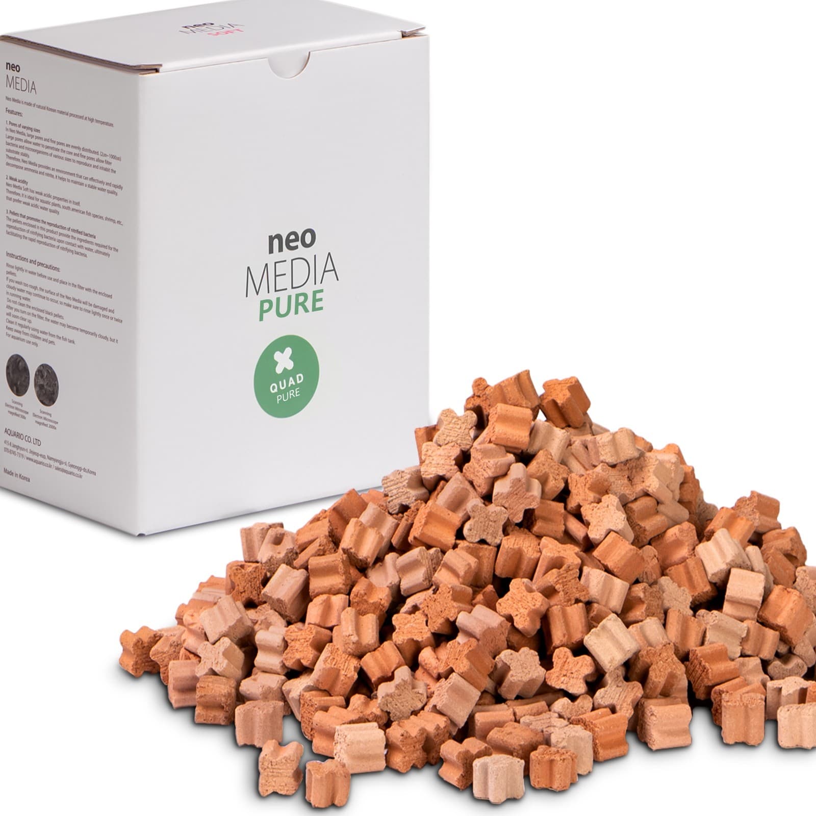NEO Media Pure Quad bioloogiline filtrimaterjal 5 l