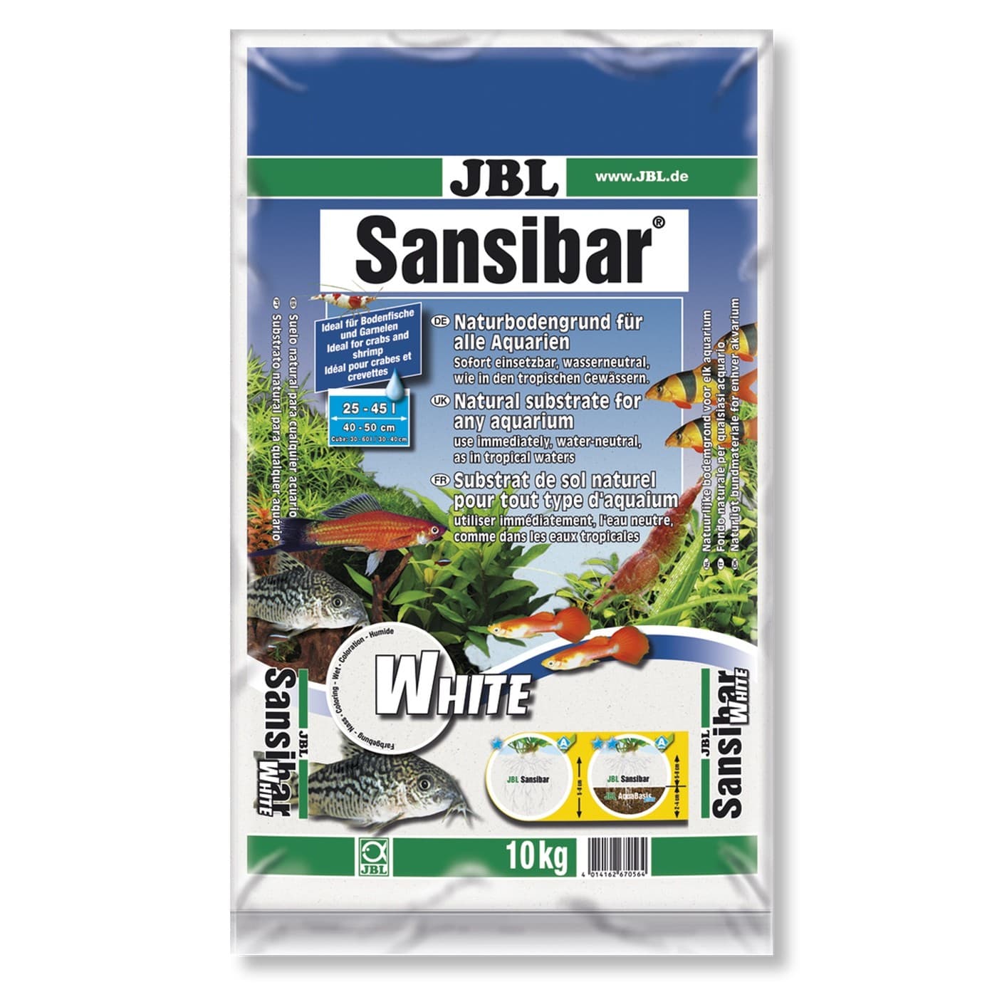 JBL Sansibar White peen valge liiv 10 kg