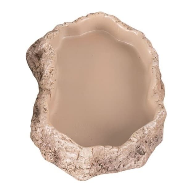 Repti-Zoo Ceramic Food Bowl M, 15.5 × 10.5 × 3 cm