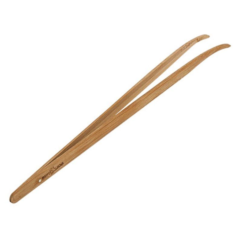Repti-Zoo Bamboo Feeding Tweezers, Curved, 28 cm