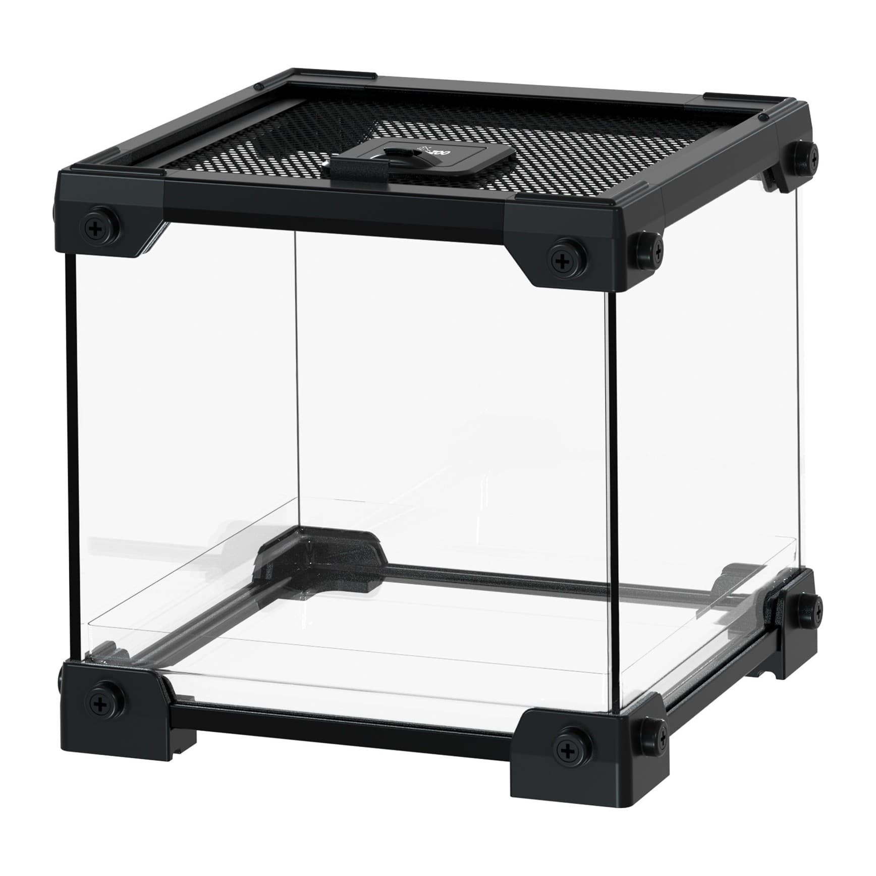 Repti-Zoo NAK02B Glass Terrarium with Mesh Lid 20 × 20 × 20 cm