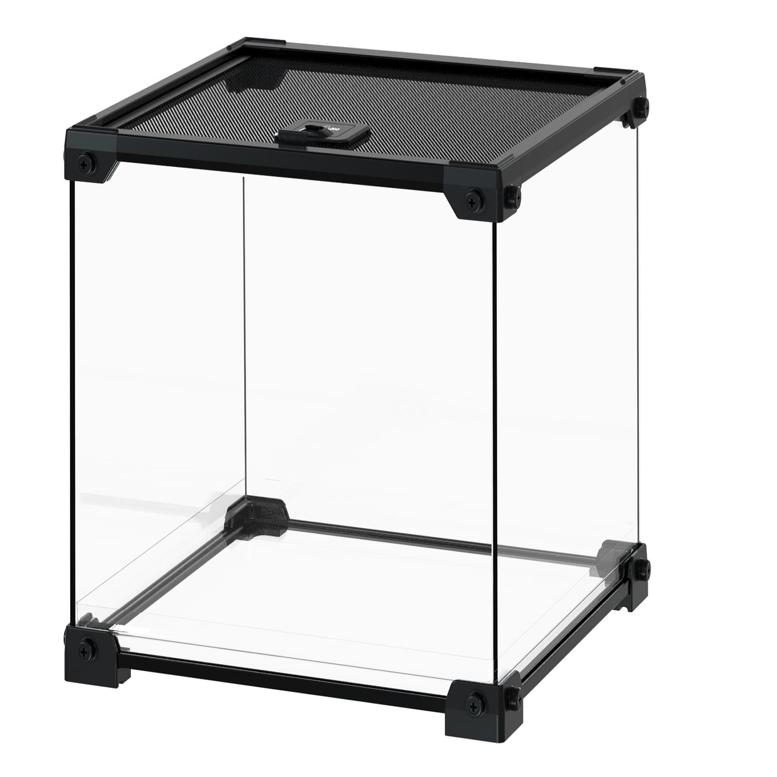 Repti-Zoo NAK03B Glass Terrarium with Mesh Lid 20 × 20 × 30 cm