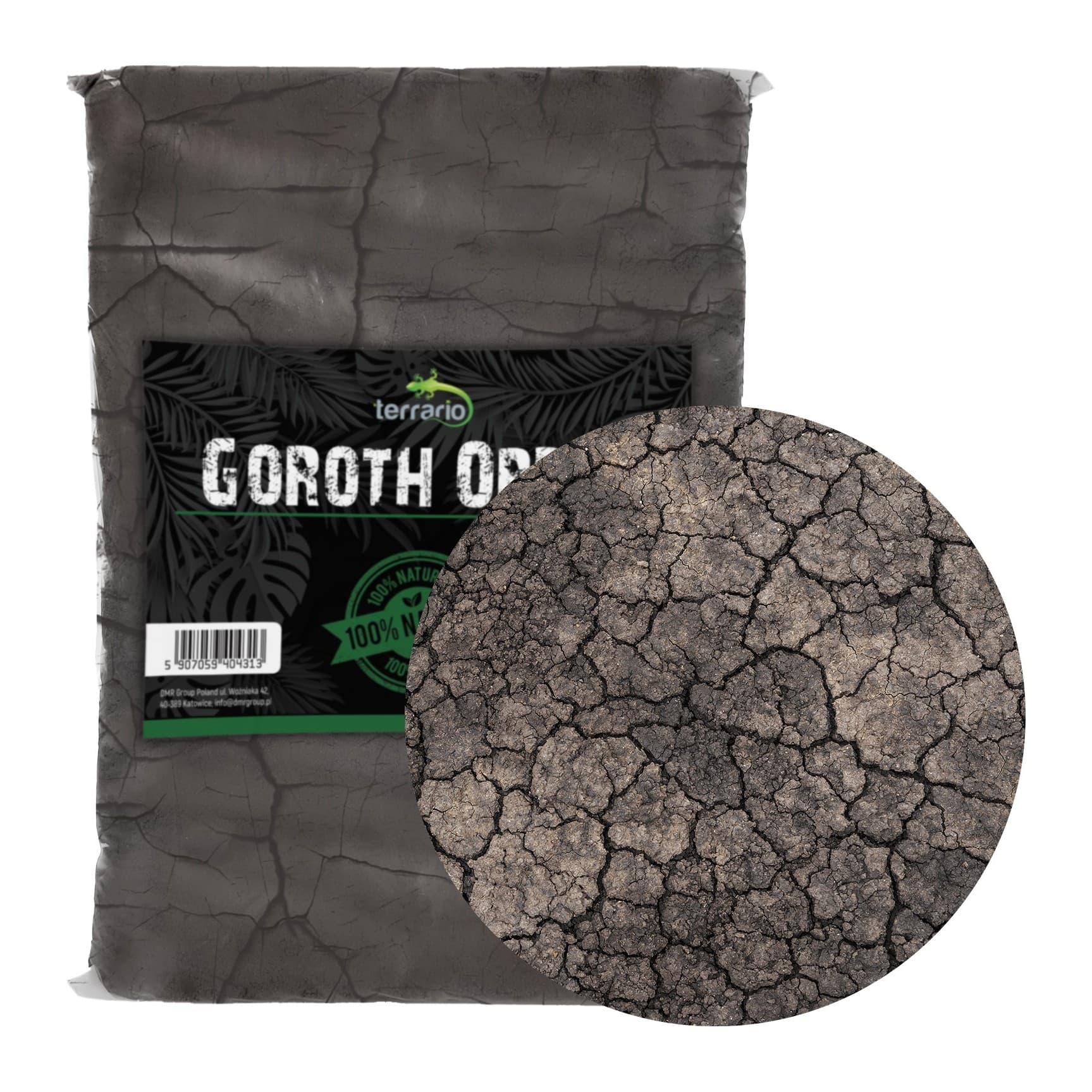 Terrario Goroth Ordor must kõrbesavi terraariumile, 1 kg