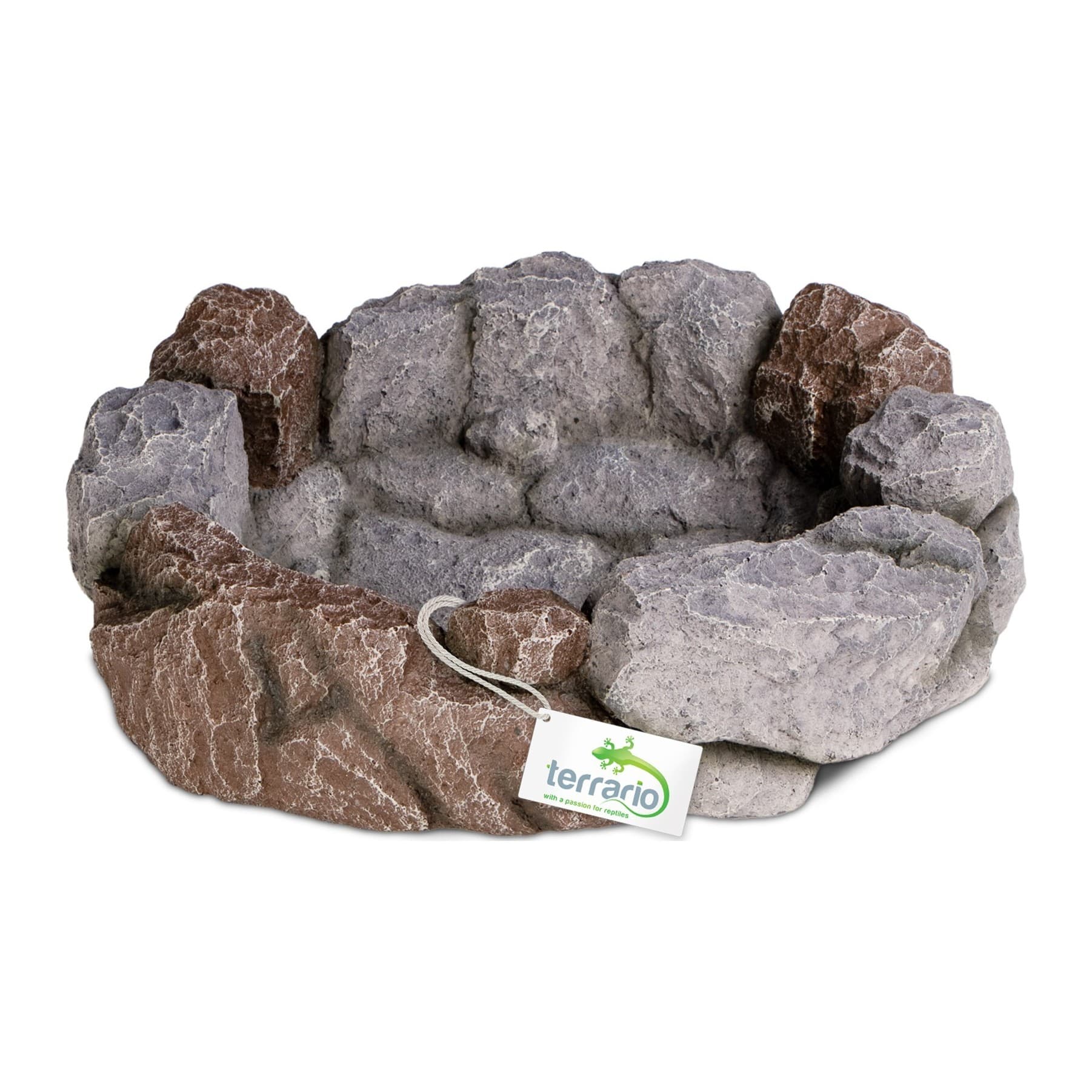 Terrario Stone Circle Bowl XL terraariumi kauss, 29 x 26 x 7,5 cm