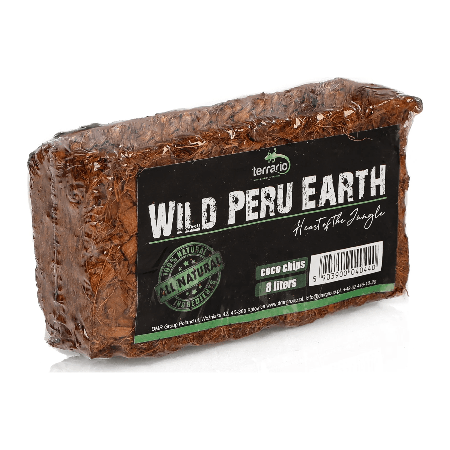 Terrario Wild Peru Earth kookoslaastudest terraariumipõhi 7 l
